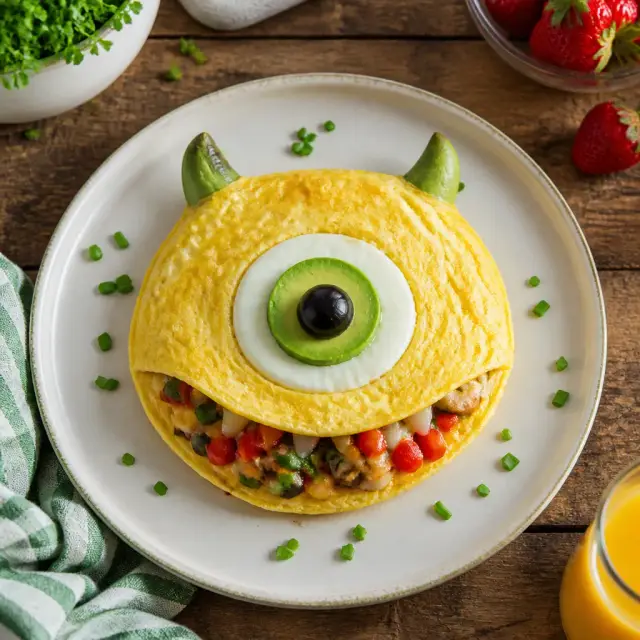 Mike Wazowski's Eye-Opening Breakfast Omelet