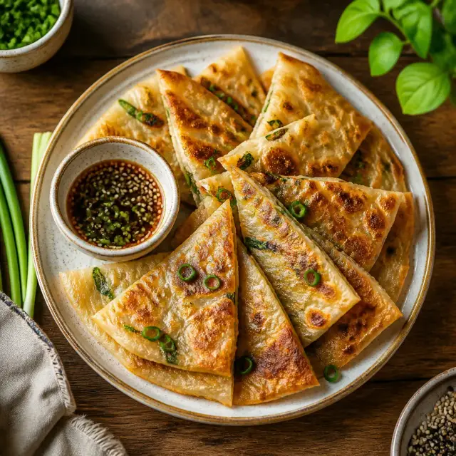 Incredible Shrinking Scallion Pancakes