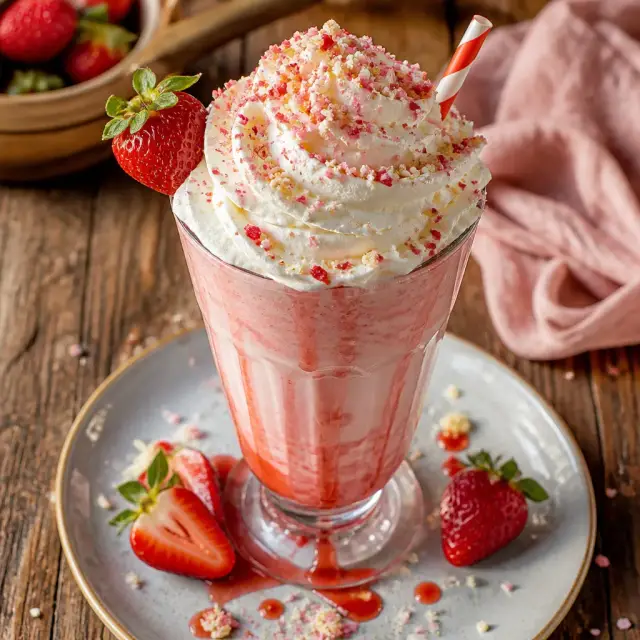 Tommy’s Super-Sweet Strawberry Sin-Shake