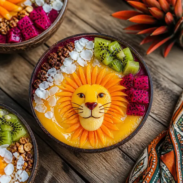 Pride Rock Sunrise Smoothie Bowls