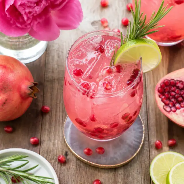 The 'Pink Party' Pomegranate Sparkler