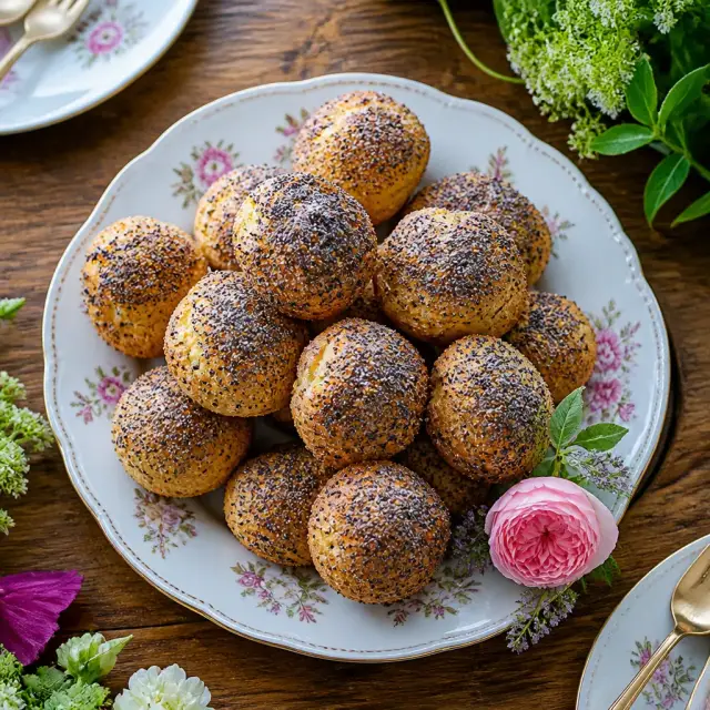 Perdita's Perfect Poppy Seed Puffs
