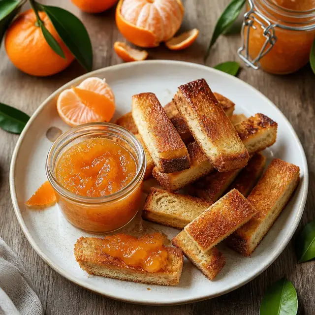 Taeko's Tangerine Memory Marmalade with Toasted Brioche Soldiers