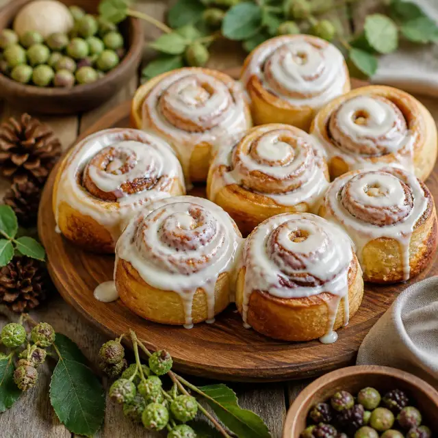Roadside Forager's Cinnamon Rolls