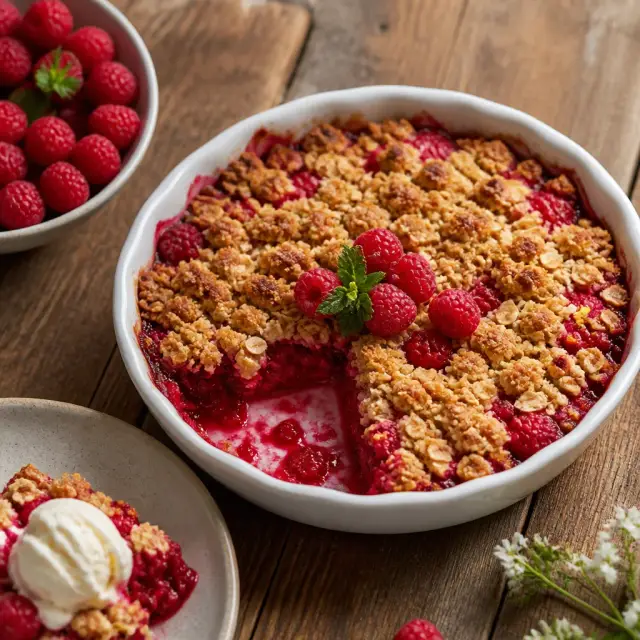 Mercy's Resurrecting Raspberry Crumble