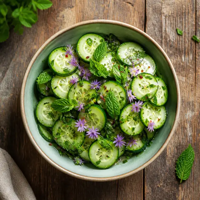 Pascal's Cucumber Mint Salad