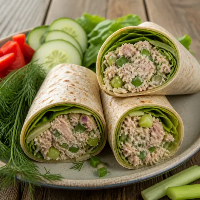 Arctic Agent Tuna Salad Wraps