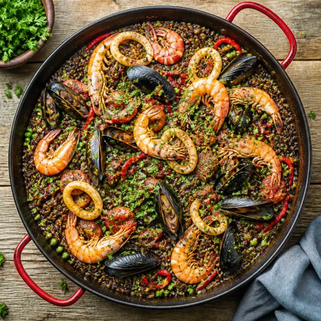 Salazar's Siren's Call Seafood Paella