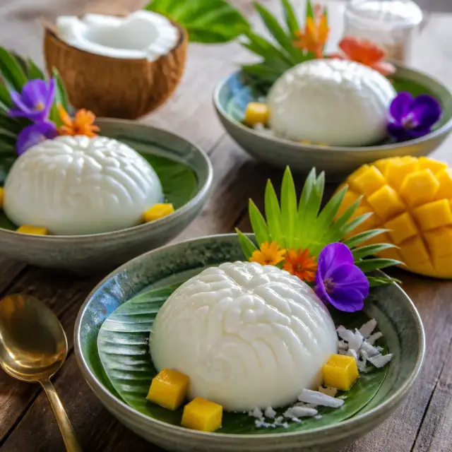 Chilled Monkey Brains (Coconut Panna Cotta)