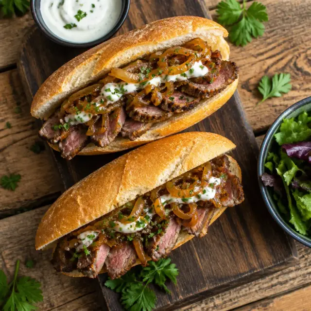 Shank's Street Racer Steak Sandwich