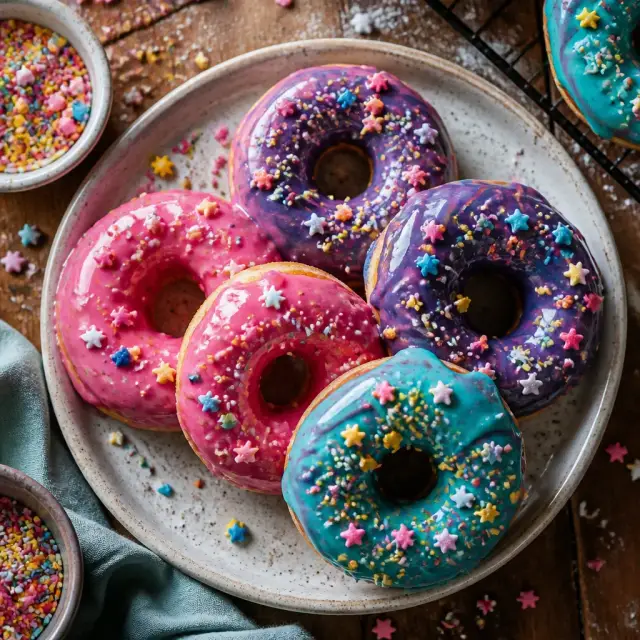 Vanellope's Sugar Rush Glaze Doughnuts