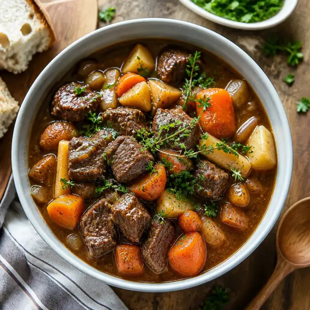 Town Square Steak and Root Vegetable Stew
