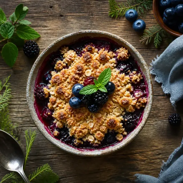 Sherwood Forest Berry Crumble