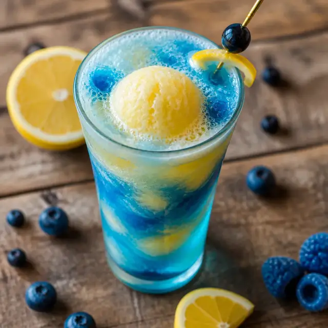 Cobra Commander’s Blue Raspberry 'Hiss' Float