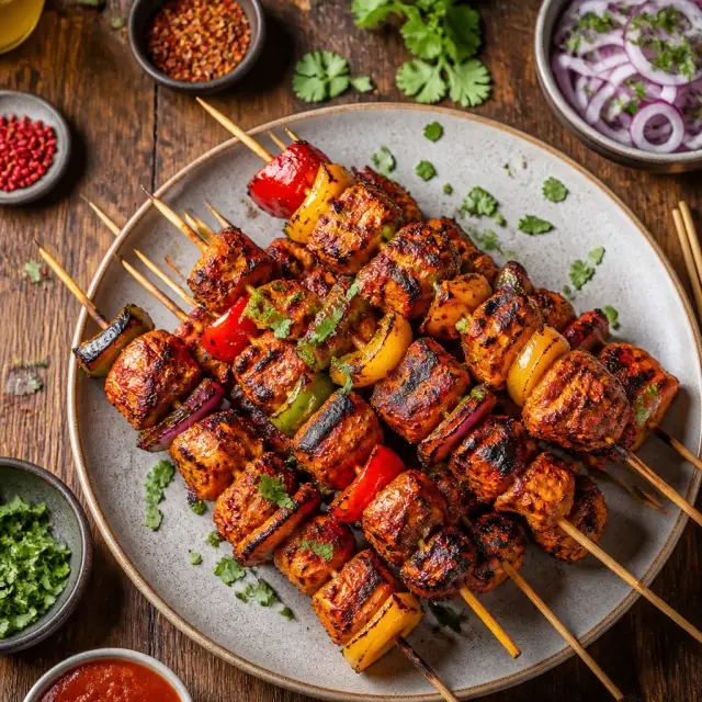 Crimson Waste Spicy Skewer Feast