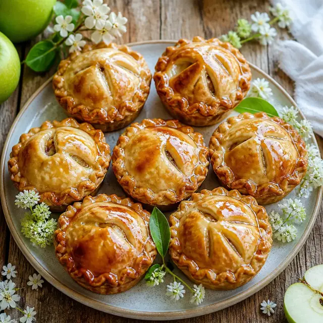 Fairy Godmother's Glazed Apple Pies