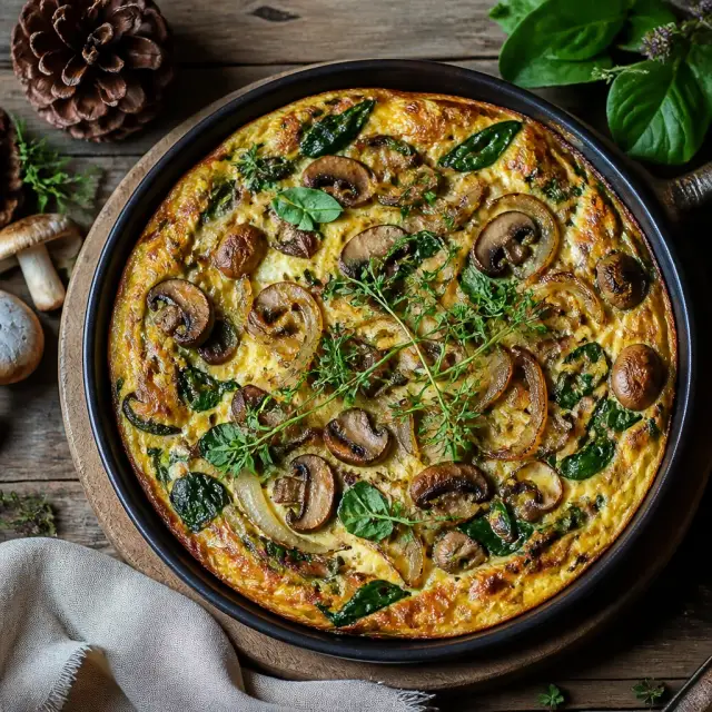 Fiona's Forest Foraging Frittata