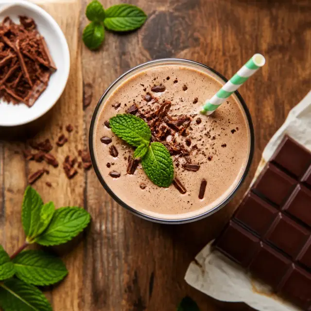 The 'Crescent Fresh' Mint Chocolate Milkshake