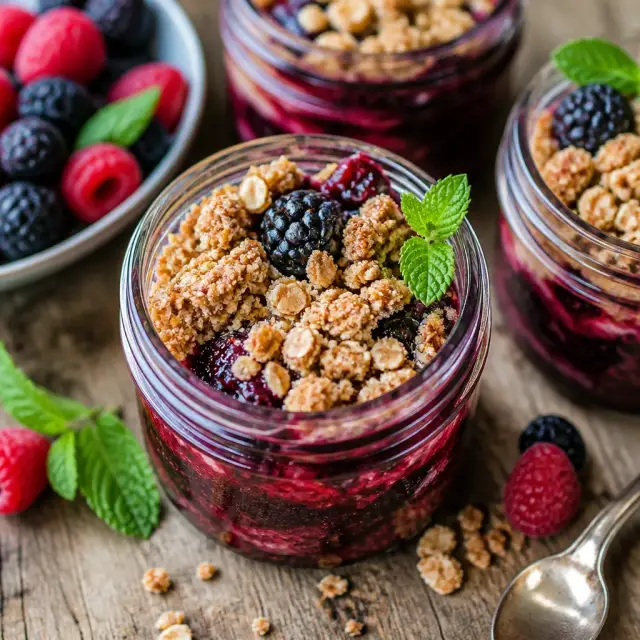Frontier Berry Crumble Jars