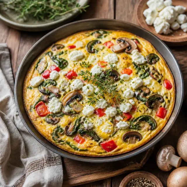 Lucky's Foothill Forage Frittata