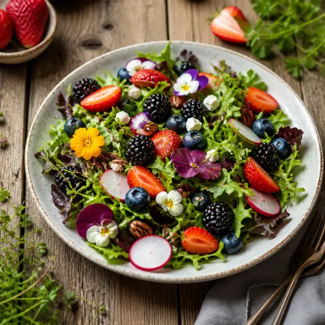 Spring Meadow Berry Salad