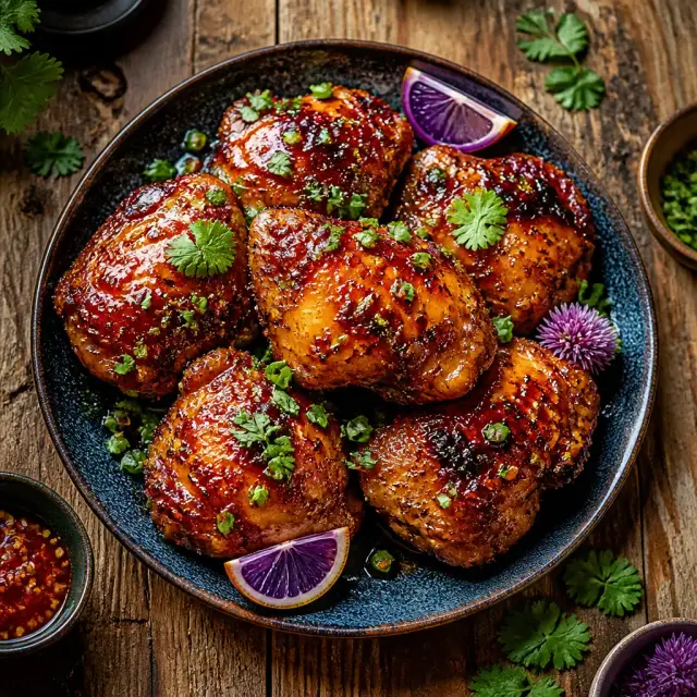 Gnasty Gnorc's Gemstone Glaze Chicken