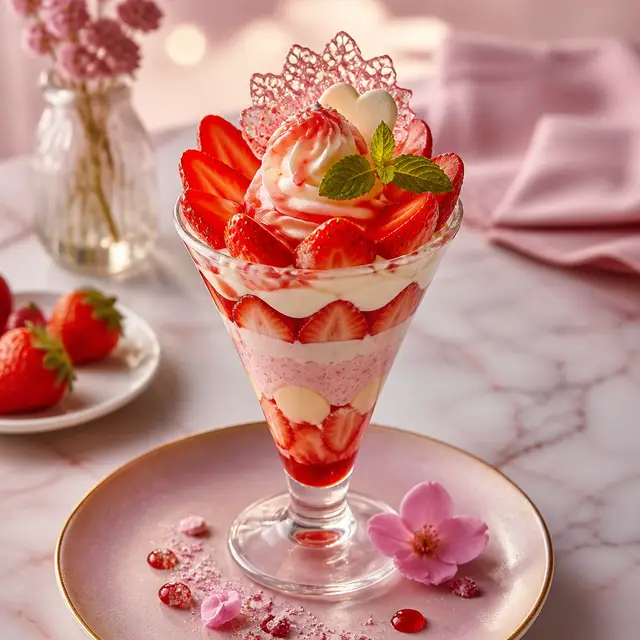 B-Komachi Signature Strawberry Parfait