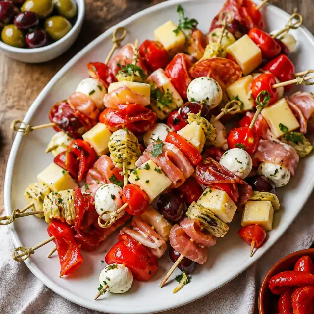 The Casa Amore Antipasto Skewers