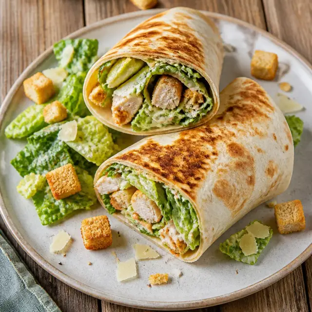 Undercover Agent's Caesar Salad Wrap