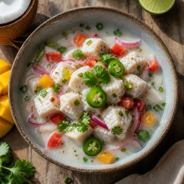 Elimination Day Coconut Ceviche