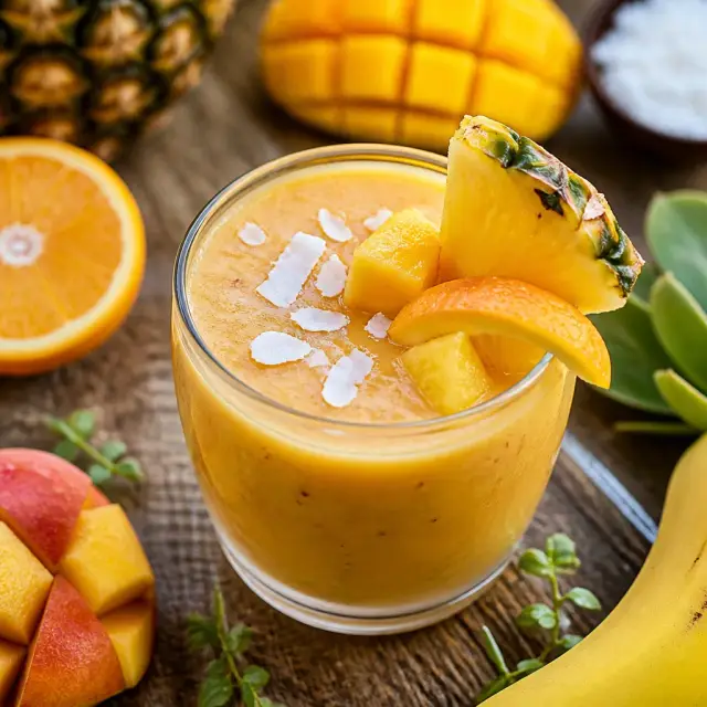 Sandy's Succulent Sunrise Smoothie
