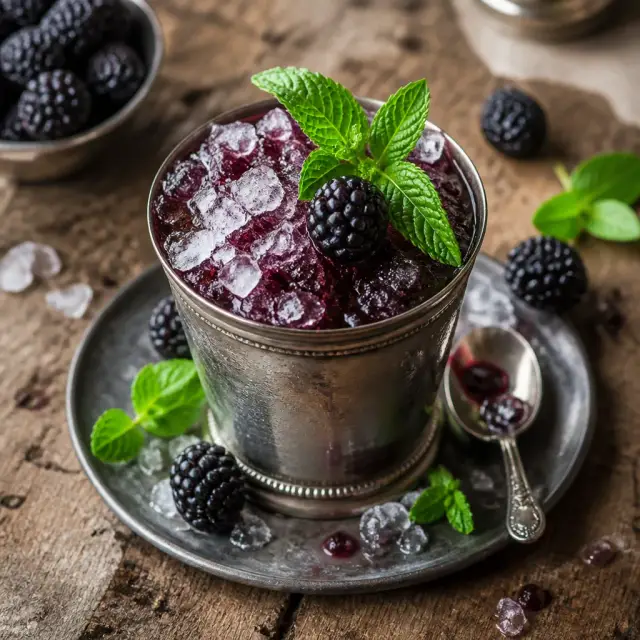 Mist-Shrouded Berry & Mint Julep