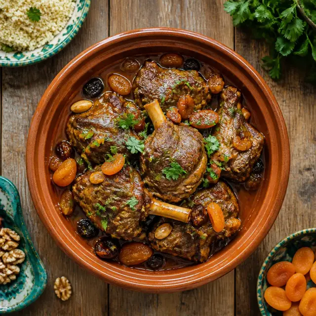 Parting the Red Sea Spiced Lamb Tagine