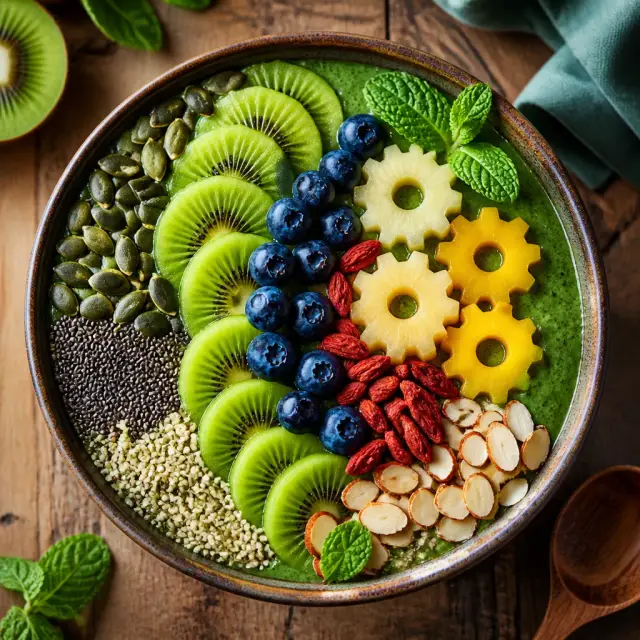 Autonomous Unit's Green Energy Smoothie Bowl
