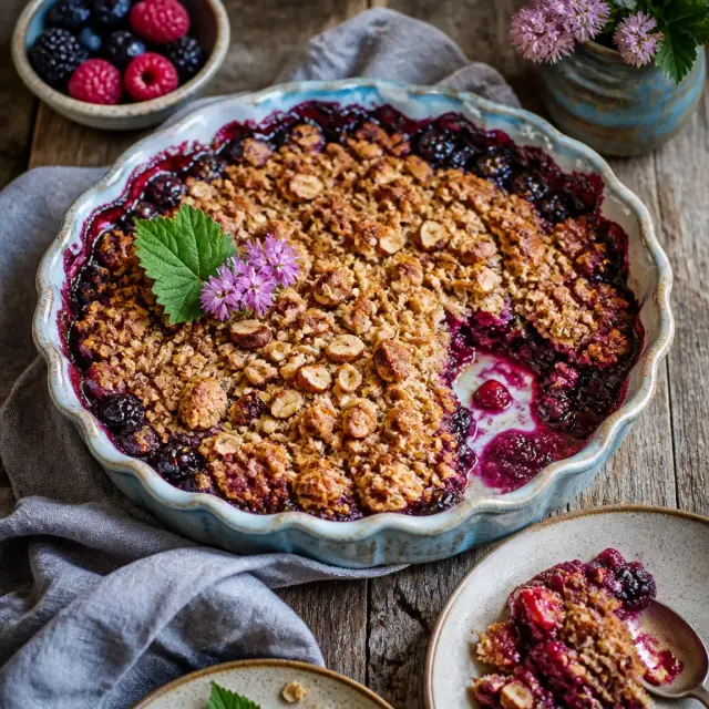 Island Forager's Berry & Nut Crumble
