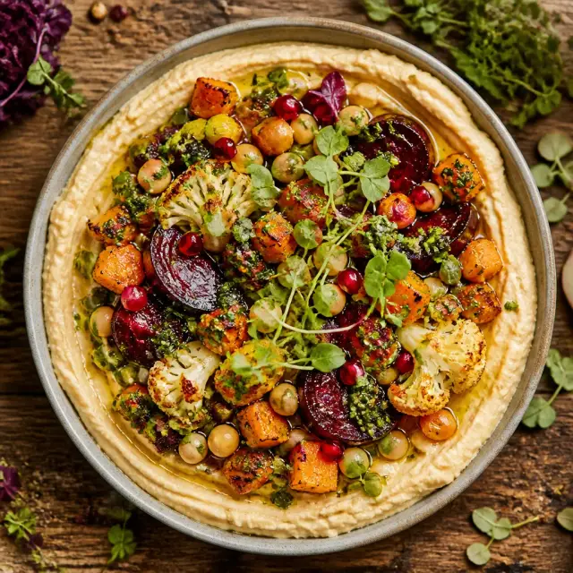 Heartstring Harmony Hummus Bowl