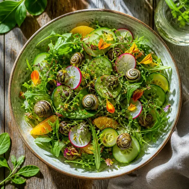 Garden Snail's Zesty Greens