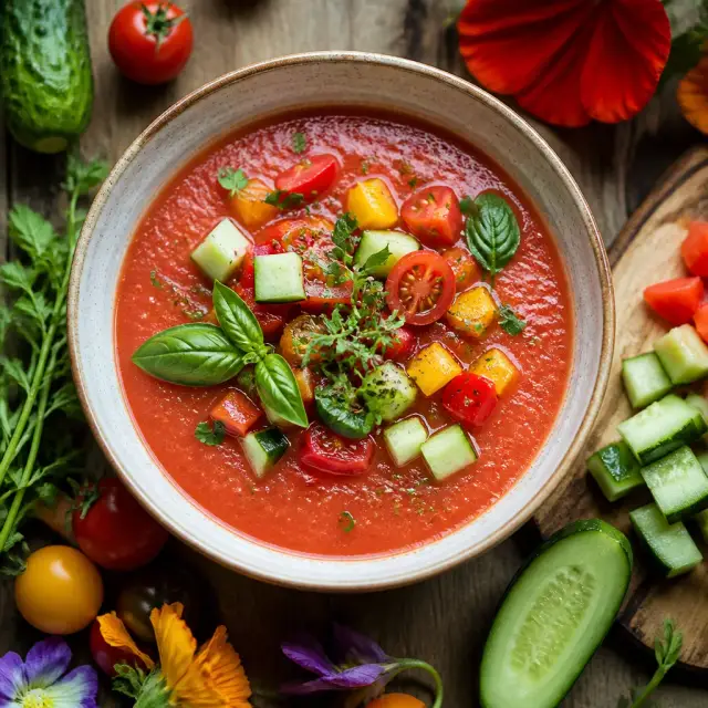 Garden Patch Quick-Paced Gazpacho