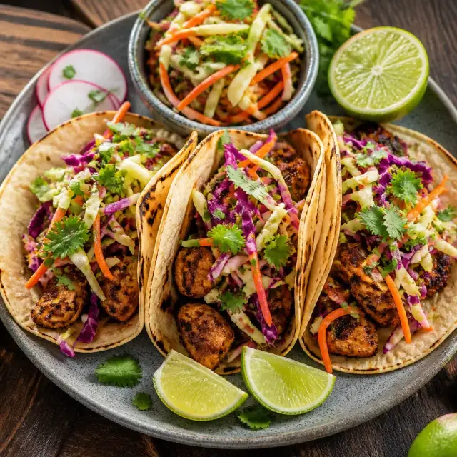 Indy 500 Street Tacos with Zesty Slaw