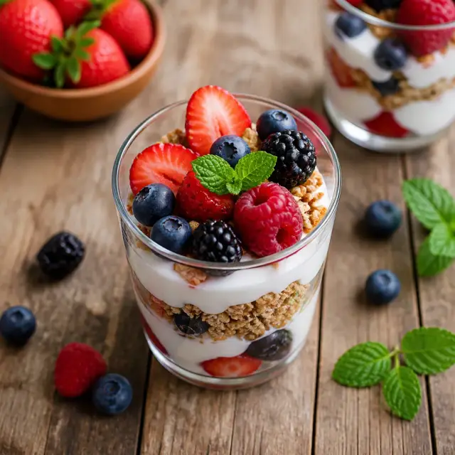 Turbo-Charged Berry Blast Parfait