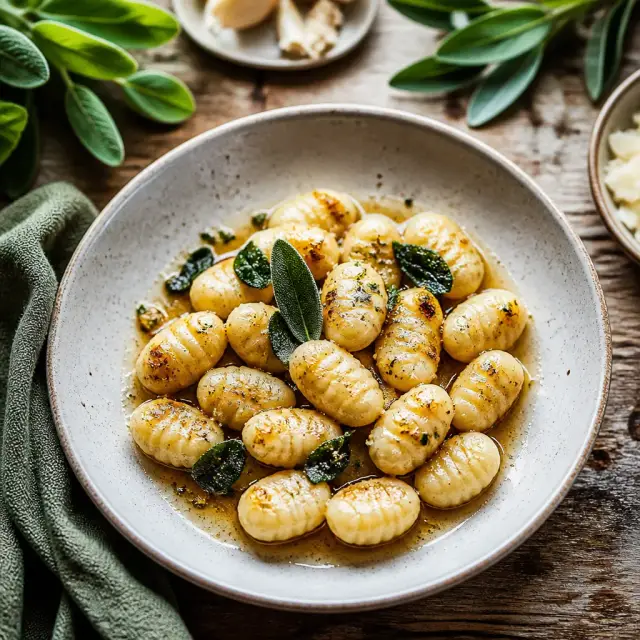 Anti-Pesto Gnocchi with Sage Butter