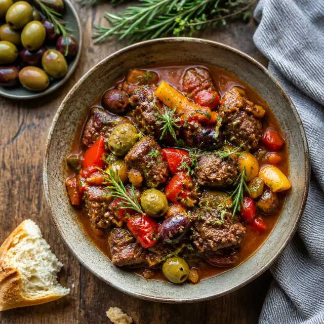 Odlaw's Off-Kilter Olives and Lamb Stew