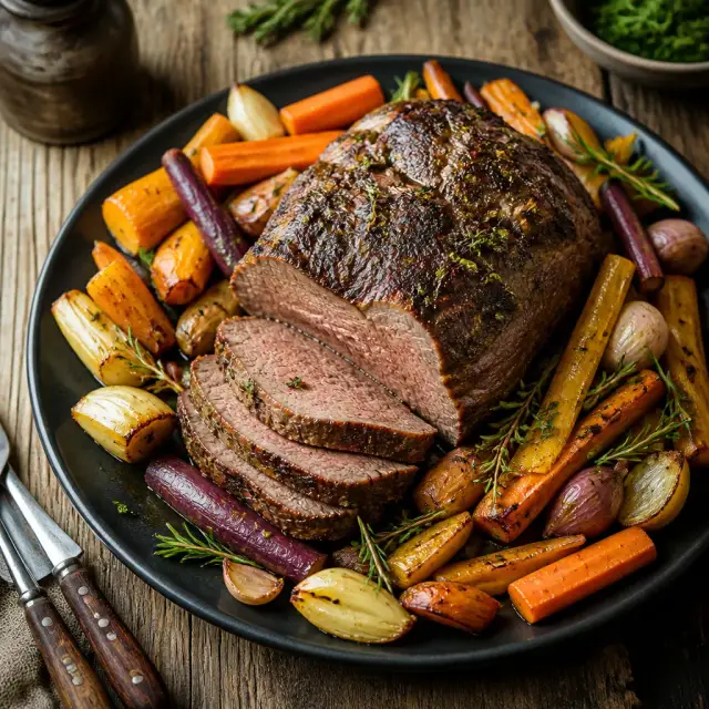 Camelot Knight's Roast Feast with Root Vegetables
