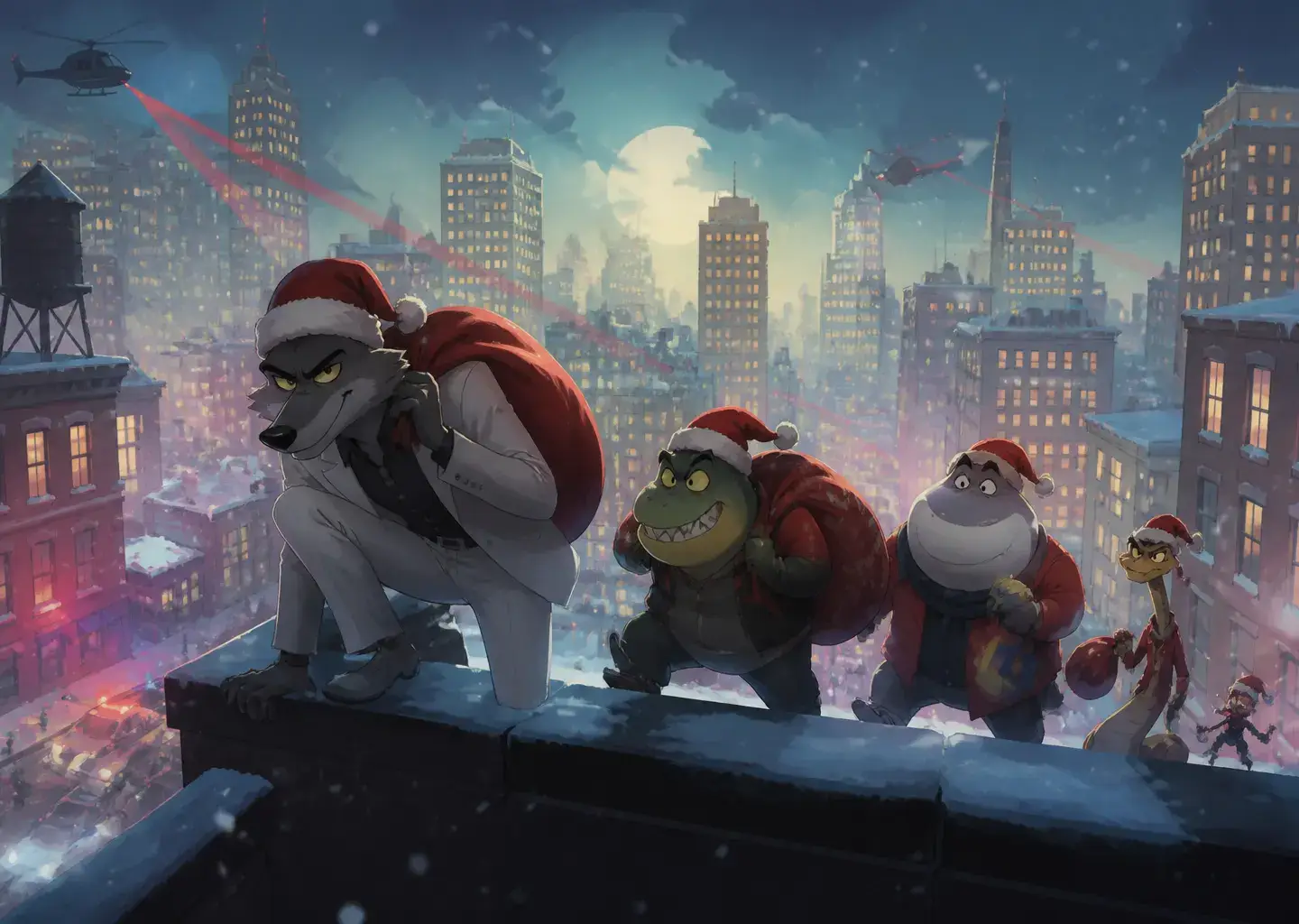 The Bad Guys in a Very Bad Holiday